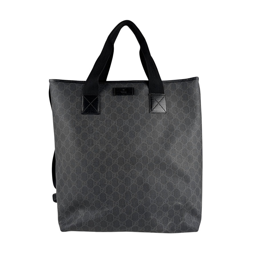 グッチ GUCCI ハンドバッグ ショルダーバッグ GGスプリームキャンバス ブラック/グレー メンズ 162168 z6950