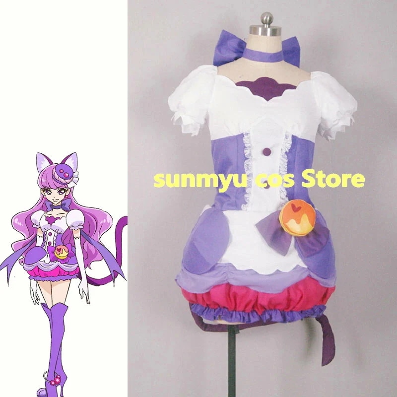 キラキラプリキュアアラモード　キュアマカロン コスプレ衣装　オーダーサイズ可