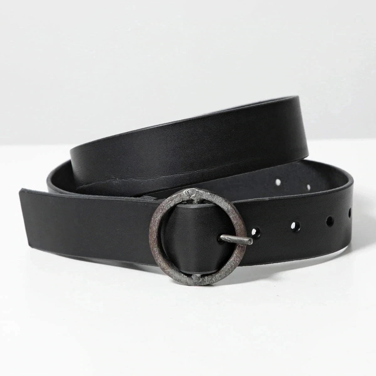 TAGLIOVIVO タリオヴィヴォ ベルト RING BUCKLE S メンズ レザー バックル リング CALF/BLACK 【mega】