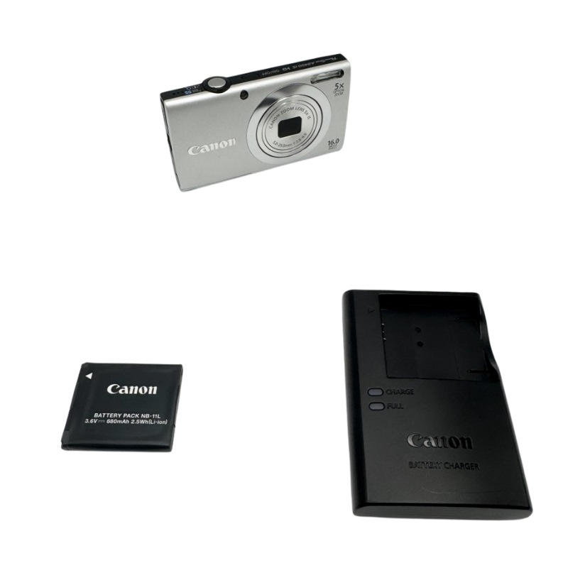 中古 Canon デジタルカメラ PowerShot A2400IS シルバー 1600万画素 光学5倍ズーム PSA2400IS(SL)