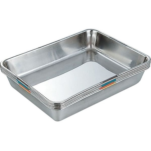 カンダ 18-8 カラー角バット 6枚取 青