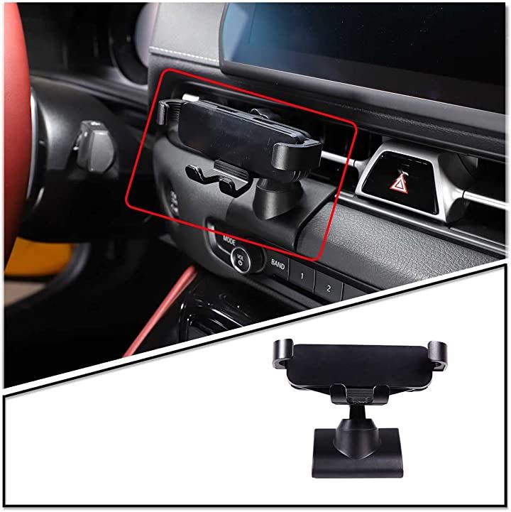 車載ホルダー 携帯電話ブラケット エアコン吹き出し口 落下防止 取り付け簡単 片手操作 トヨタ スープラ GR A90 A91 MK5 2019-2022に対応