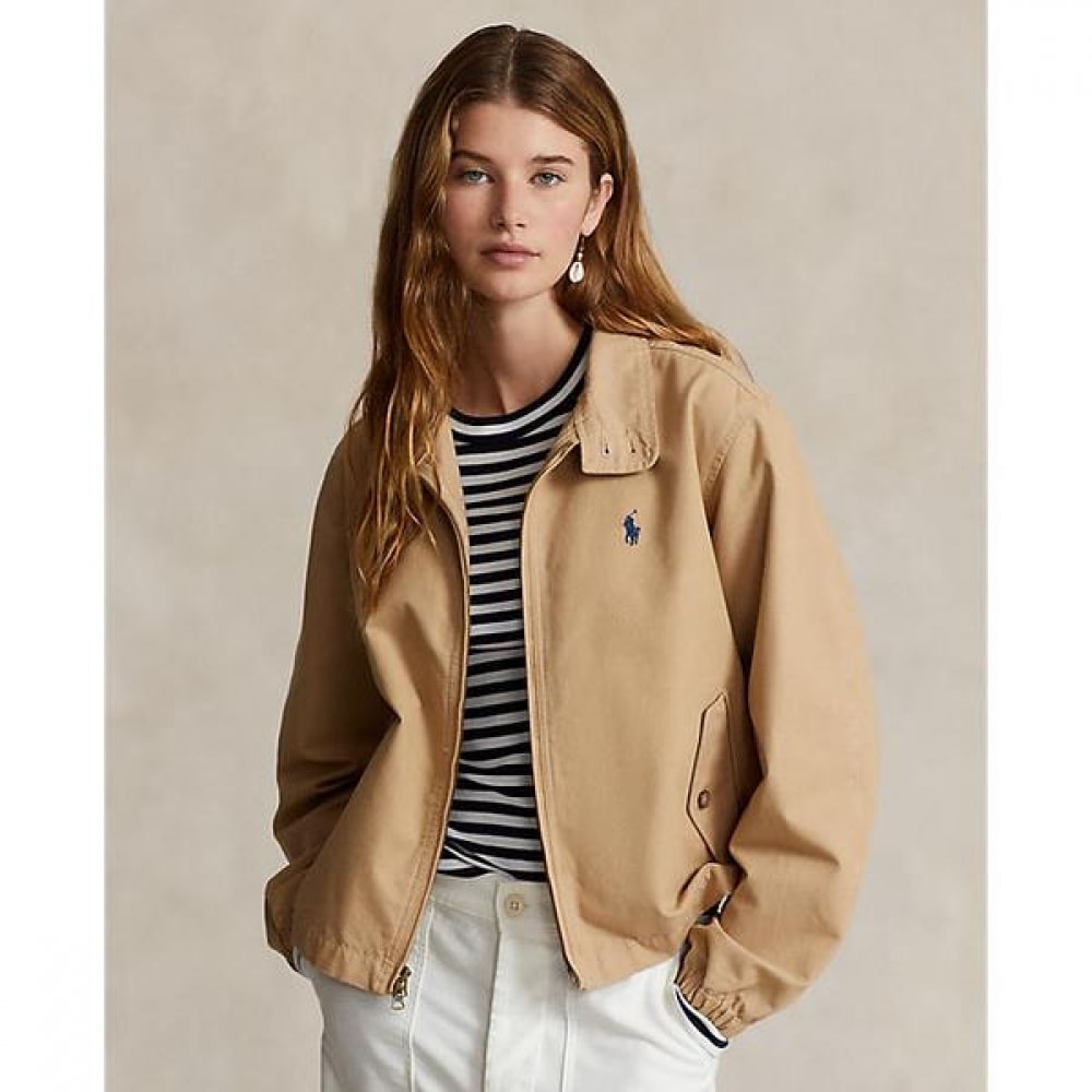 ポロラルフローレン女性用コットンキャンバスジャケット (WMPOOTWN5A20073250)