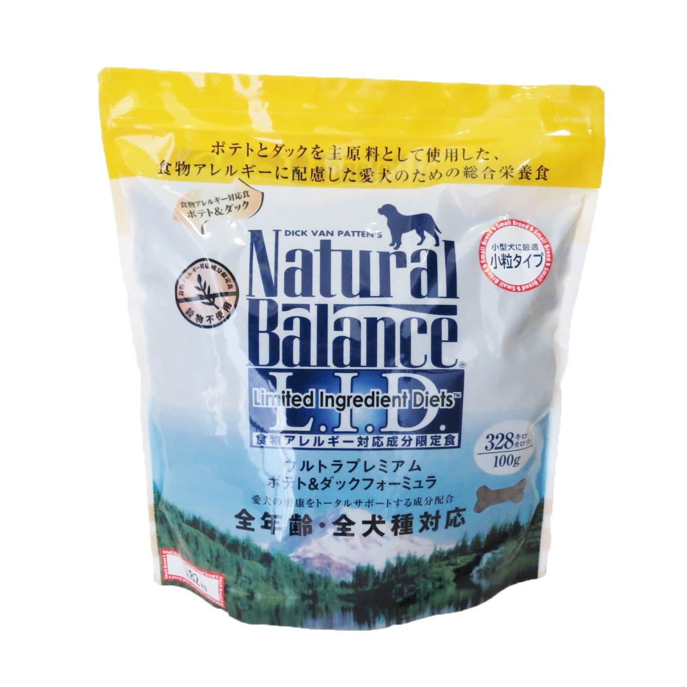 Natural Balance ナチュラルバランス ポテト&ダック 小粒 アレルギー専用 (全犬種/全年齢対応) 1.82kg 5,817円