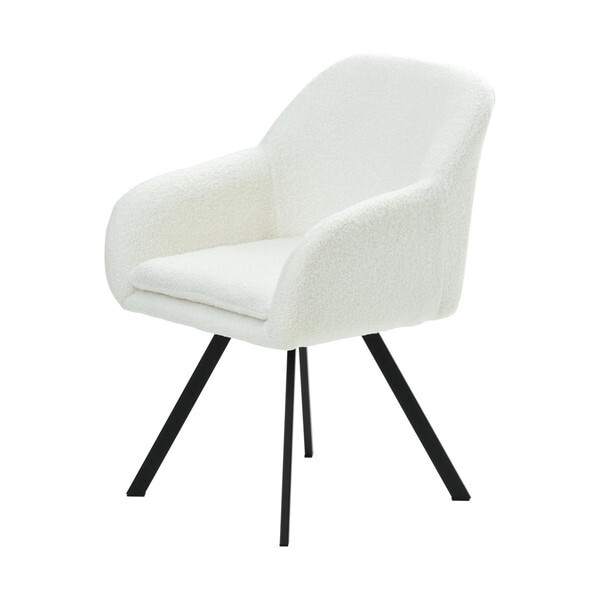 B.Bファニシング ONCH0280FAWHT ホワイト Mofuru ラウンドチェア メーカー直送