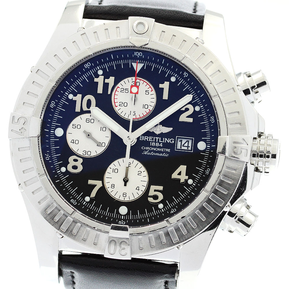 ブライトリング BREITLING A13370 スーパーアベンジャー デイト クロノグラフ 自動巻き メンズ _840602【中古】