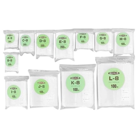 ユニパック　C-8　100×70×0.08mm　100枚×60袋ケース販売お得用【メーカー直送】