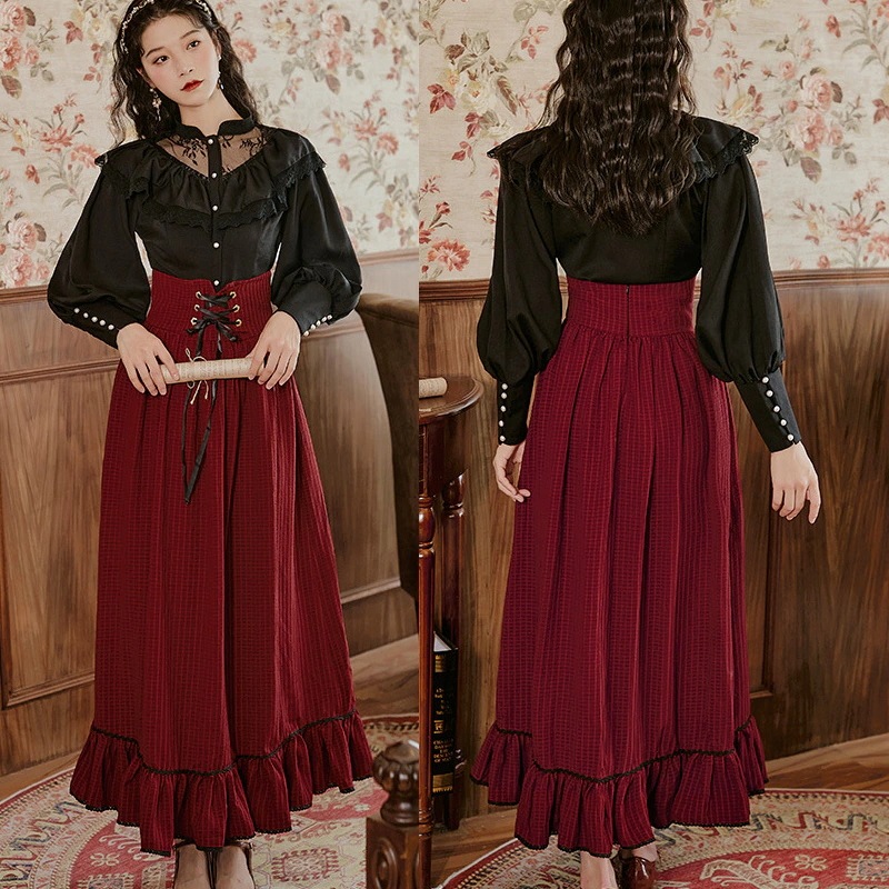 姫ギャル ゴスロリ系 ロリータ 姫 お人形 撮影会 ライブ セットアップ 長袖