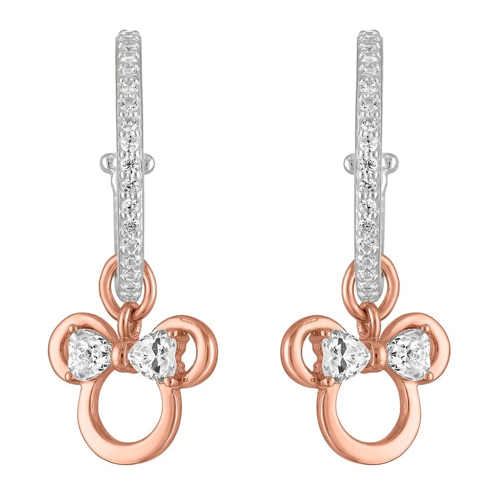 レベッカフックミニーマウスアイコンフープピアス Rebecca Hook