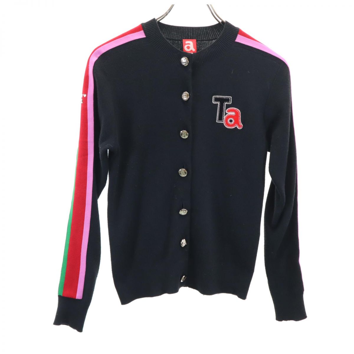 ゴルフ 長袖 ニット カーディガン 36 ブラック系 レディース 5,435円