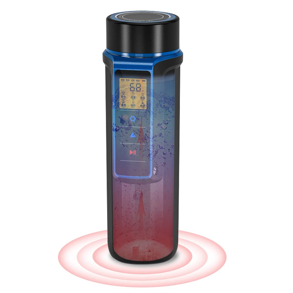 車載電気ケトル 50℃～100℃ 380ml カー用＆トラック用 DC12V/24V兼用 加熱8時間保温 車用湯沸し器 電気ポット LCD温度表示 車中泊 水質検出TDS 304ステンレス鋼 カップ