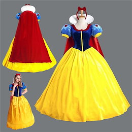 白雪姫 コスプレ 衣装 ハロウィン レディース 白雪姫 ワンピース ドレス 大人用 女王 魔女 コスプレ衣装 コスチューム 仮装 サンタ衣装 パーディーグッズ サンタ コスプレ 白雪姫 ドレス 仮装