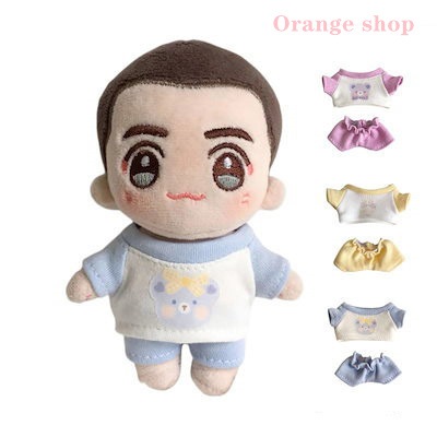 Qoo10] 10cm ぬいぐるみ 服 tシャツ 2点 : おもちゃ・知育