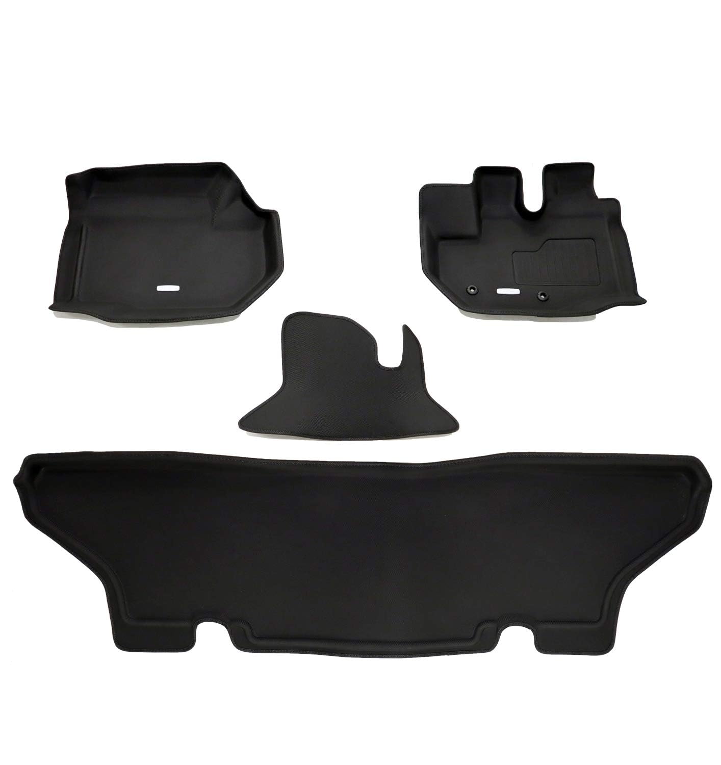 フロアマット 立体タイプ 1台分セット ハイエースワイド/レジアスエースワイド 200系 NEWラバータイプ ブラック ET-1097