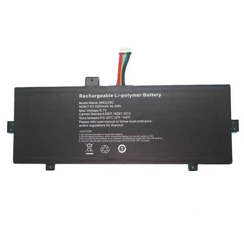バッテリー 3882229C 7.6V 4000mAh 30.4Wh 10Pin 7lines 新