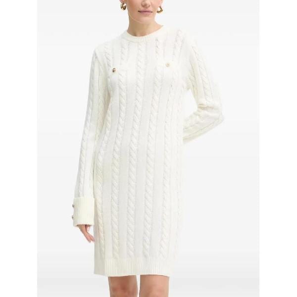 25 FW ケーブルニットミニドレス W5BK46Z1192 TP449792715