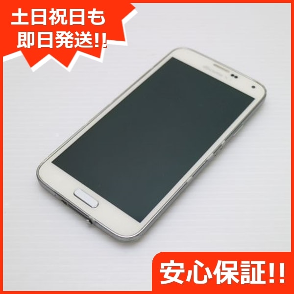 美品 SC-04F GALAXY S5 シマリーホワイト スマホ 57