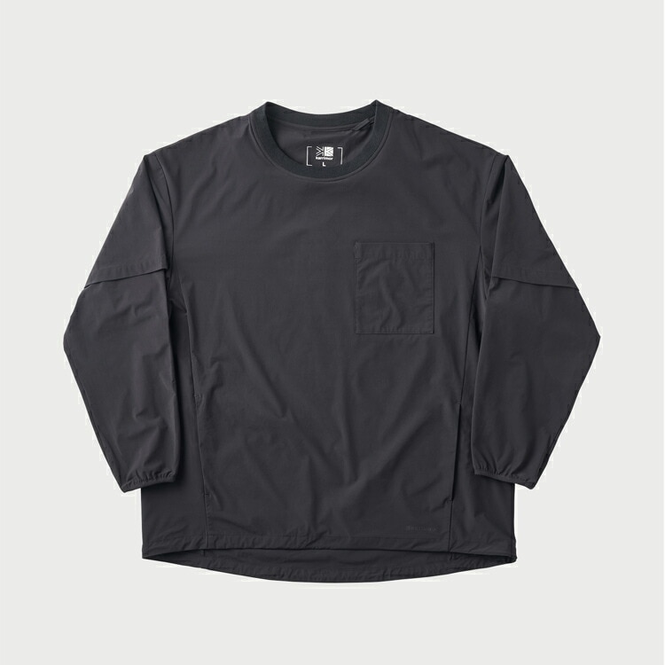 トラベル 2 ウェイ クルー（ユニセックス） L ブラック #101395-9000