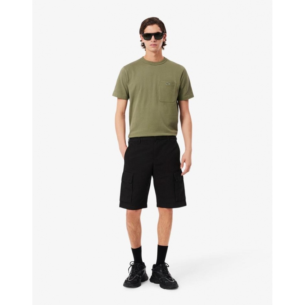 ラコステ メンズ コットン リネン カーゴ ショーツ GH8034-55G 031