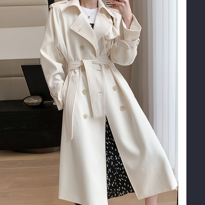 2025今年の人気の新作英国ウィンドブレーカーレディース春秋ミドル丈小さいスタイル人気スタイル外国風コートジャケット