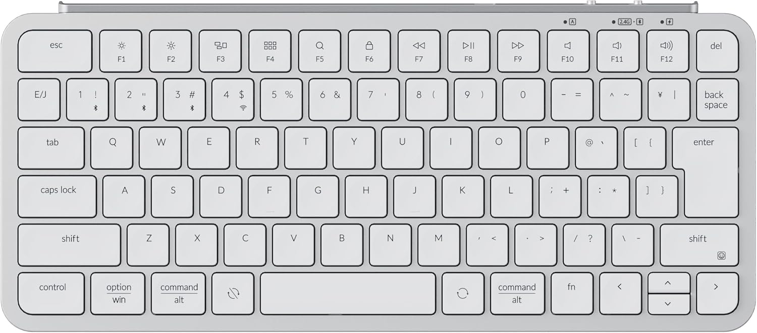 【国内正規品】Keychron B1 Pro ウルトラスリム ワイヤレスキーボードZMKカスタマイズシザースイッチ2.4 GHz/Bluetooth 5.2/有線接続ロングバッテリーライフMac Wi