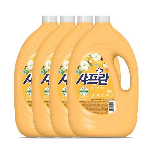 シャフランコットン 3.1L 容器 4個 (贈呈品なくなり次第贈呈終了)
