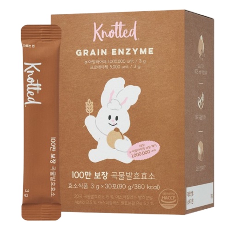 Knotted ノーテッド 穀物発酵酵素 3g x 30個