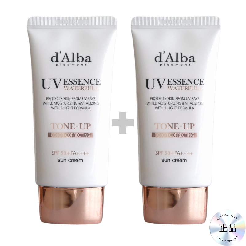 [1+1] ピンク ウォーターフル トーンアップ サンクリーム 50ml+50ml