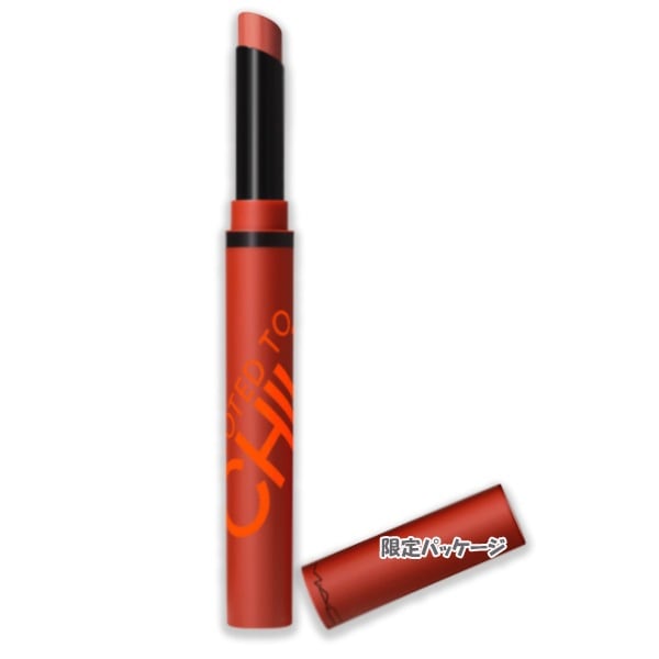MAC パウダー キス ベルベット ブラー スリム リップスティック デボーテッド トゥ チリ