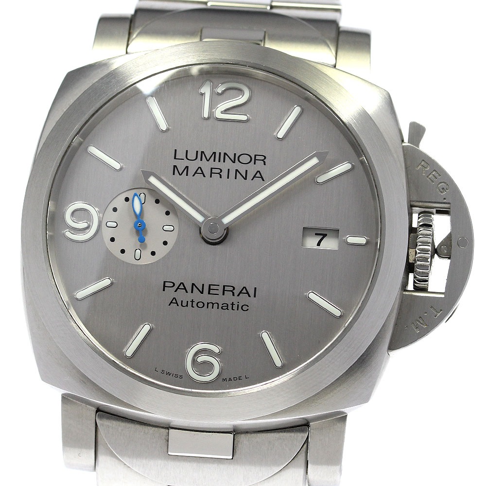 パネライ PANERAI PAM00978 ルミノール マリーナ デイト 自動巻き メンズ 美品 箱保証書付き_805815【中古】
