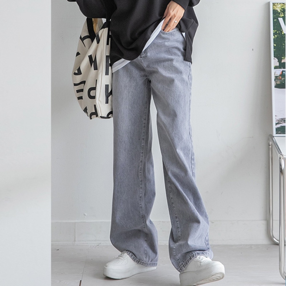 (ナク21) (S~2XL) 3タイプワイドデニムパンツ DM23-P-25