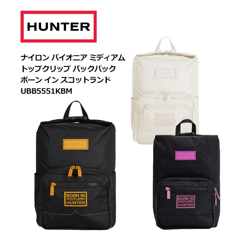 ナイロン パイオニア ミディアム トップクリップ バックパック ボーン イン スコットランド UBB5551KBM バッグ リュック 13L 耐水