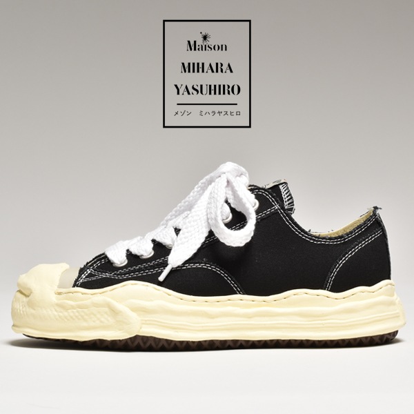 mihara yasuhiro スニーカー 靴 メンズ レディース 黒 HANK ハンク A09FW734 ブランド おしゃれ 厚底 厚底スニーカー ローカット カジュアルシューズ 歩きやすい