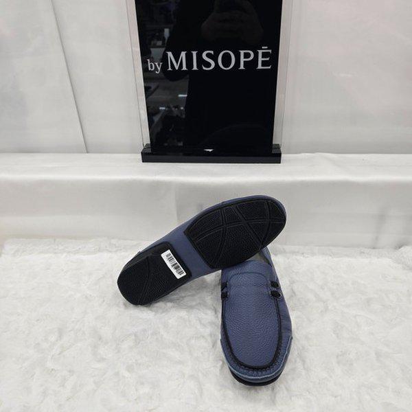 By 男性 カジュアル コンフォート ローファー 121HT837SH010 LBLUE 4 JJ