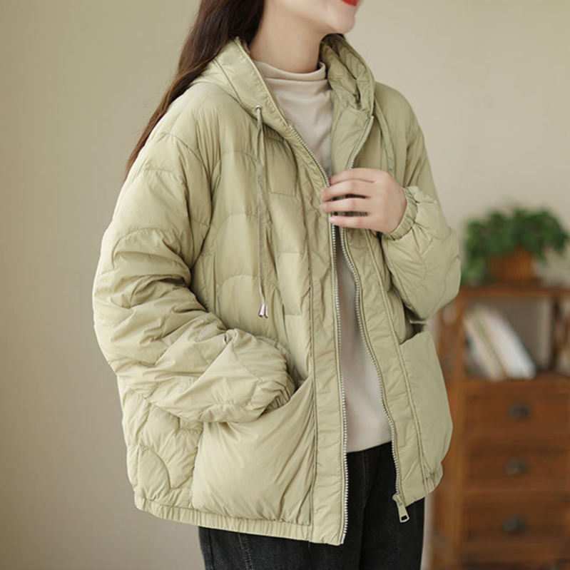 ダウンジャケット レディース 軽量 ダウンコート ライトダウン 無地 ショート丈 大きいサイズ フード付き レディースダウン ショートコート インナーダウンコート カジュアル 保温 スポーツ 通勤通学