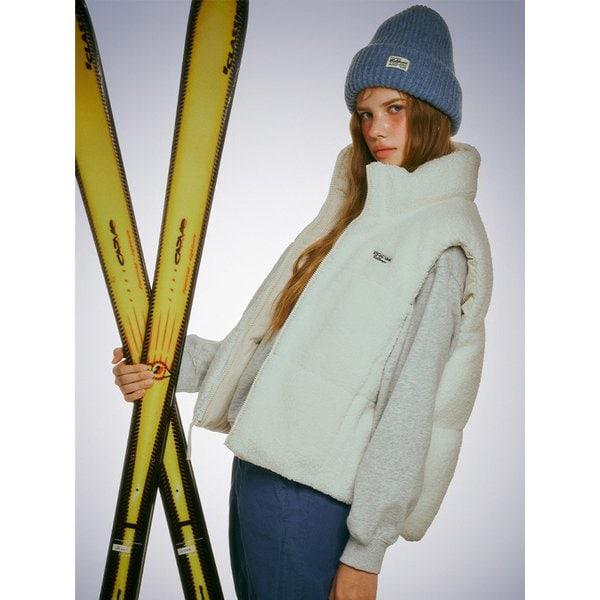 リバーシブルコーデュロイパディングベスト(WHVWF4912F)