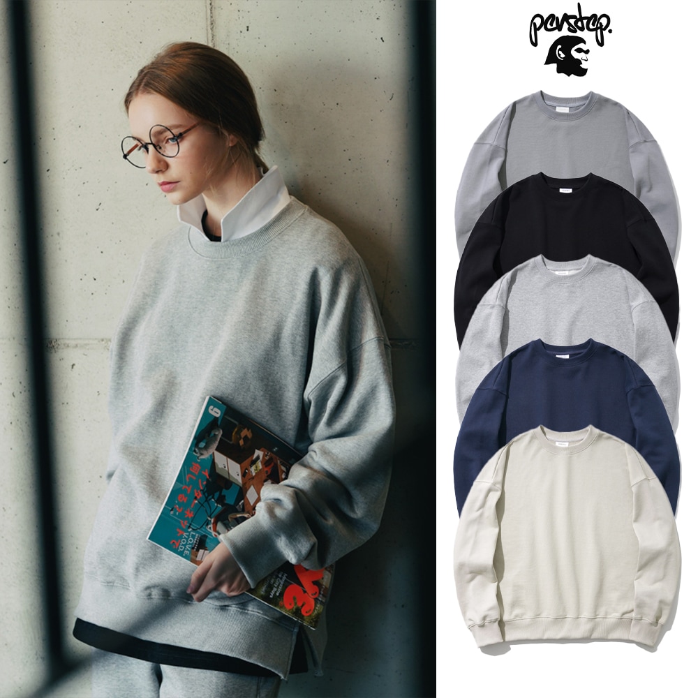 [PERSTEP] SALMON HEAVY SLIT SWEATSHIRT 4,977円