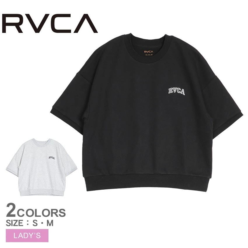 半袖トレーナー レディース ARCH MINI SWEAT ST ブラック 黒 グレー BE043220 トップス スエット オーバーサイズ ゆったり カジュアル シンプル おしゃれ ワンポイント