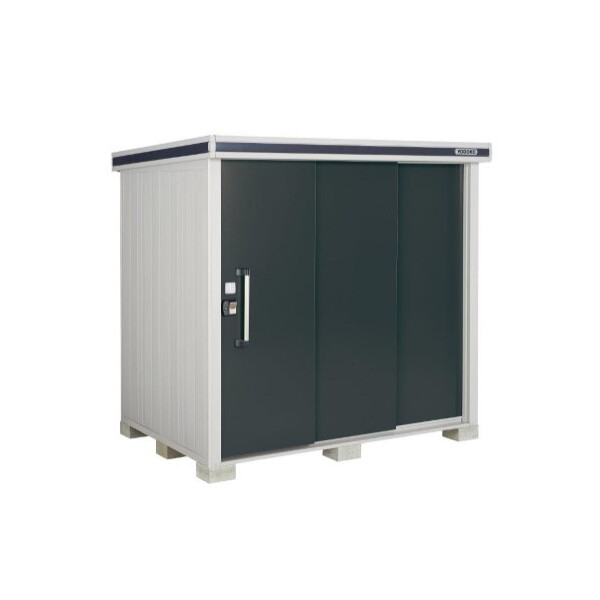 ヨドコウ LMDS-2211HSM スミ エルモ 中・大型物置 (2連片引き戸 2213×1162×2361 積雪型) 法人向け・配送のみ販売 メーカー直送