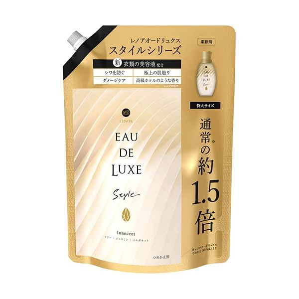 （まとめ）レノア オードリュクス スタイルシリーズ イノセント 詰替 特大サイズ 600ml[x5]