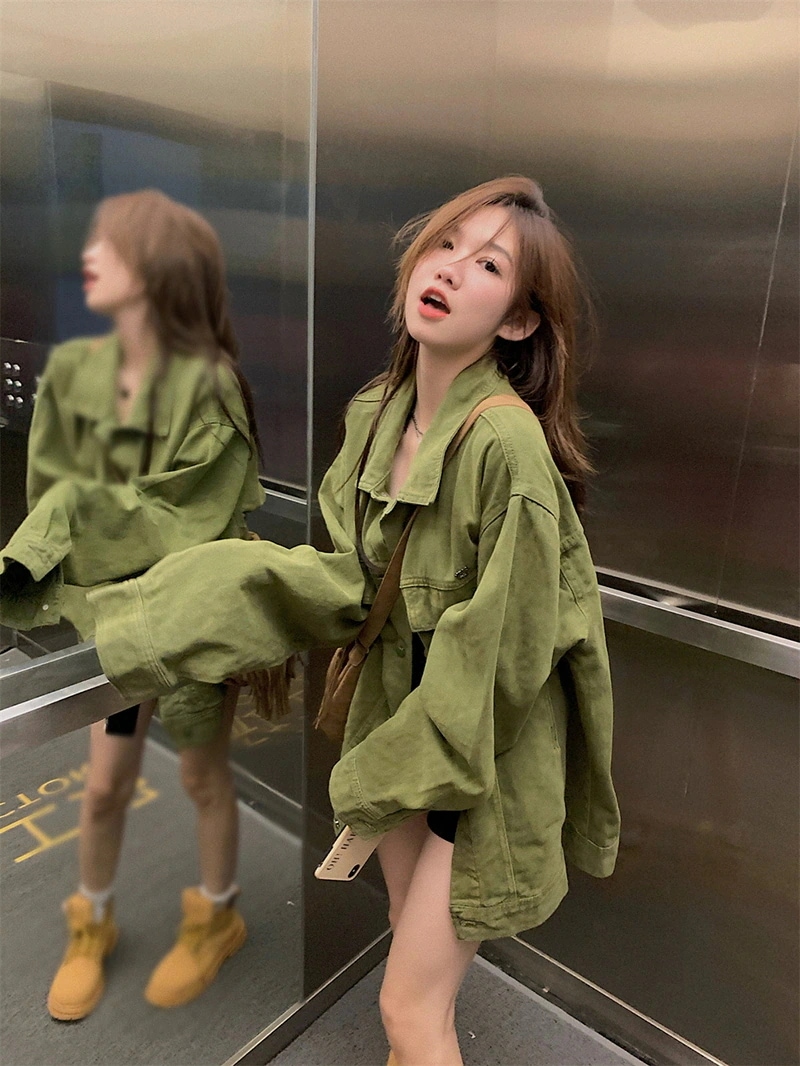 【急速出荷!】25 デニムジャケット 羽織り 服 カジュアル デニム スポーティー 可愛い 大人ショートアウター かっこいい337 4,650円