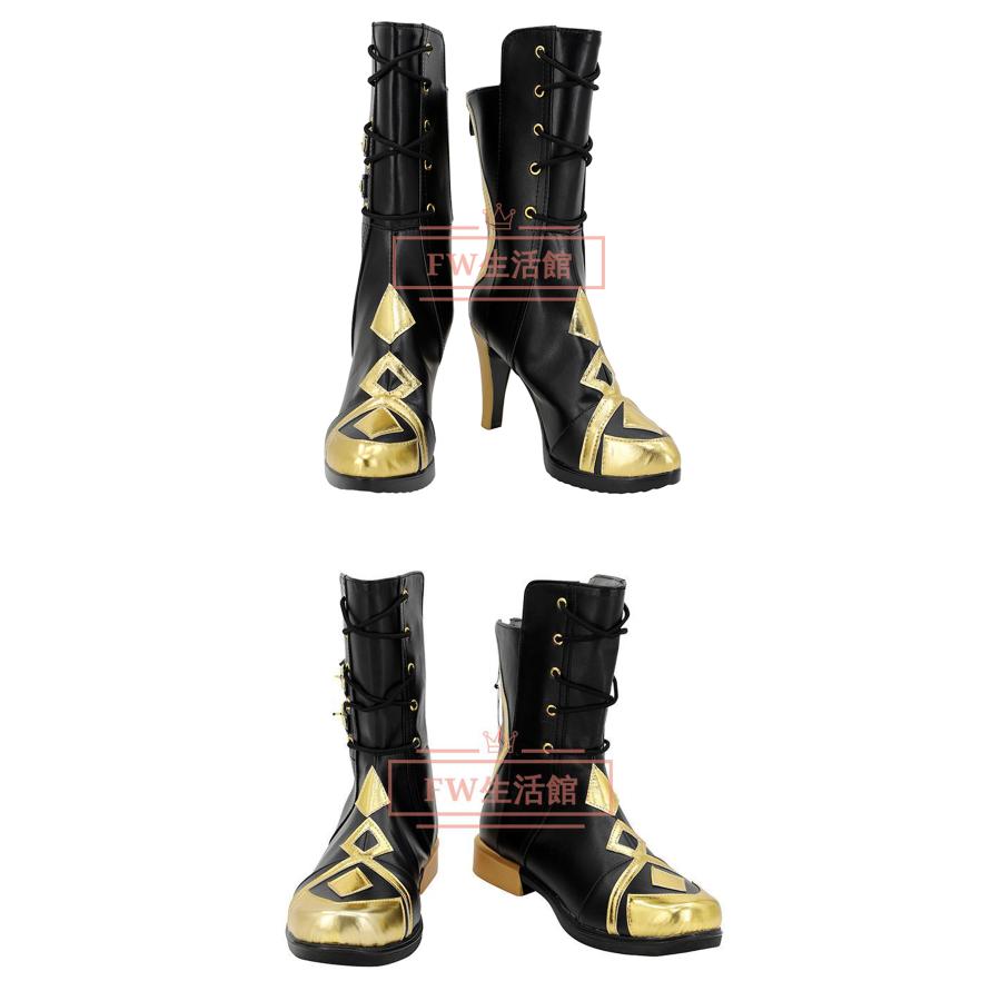 原神 げんしん 風 ファトゥス 「召使」アルレッキーノ-Arlecchino コスプレ 靴 ブーツ 道具小物 cos靴 cosplay 仮装 変装 コスチューム 撮影 祭り