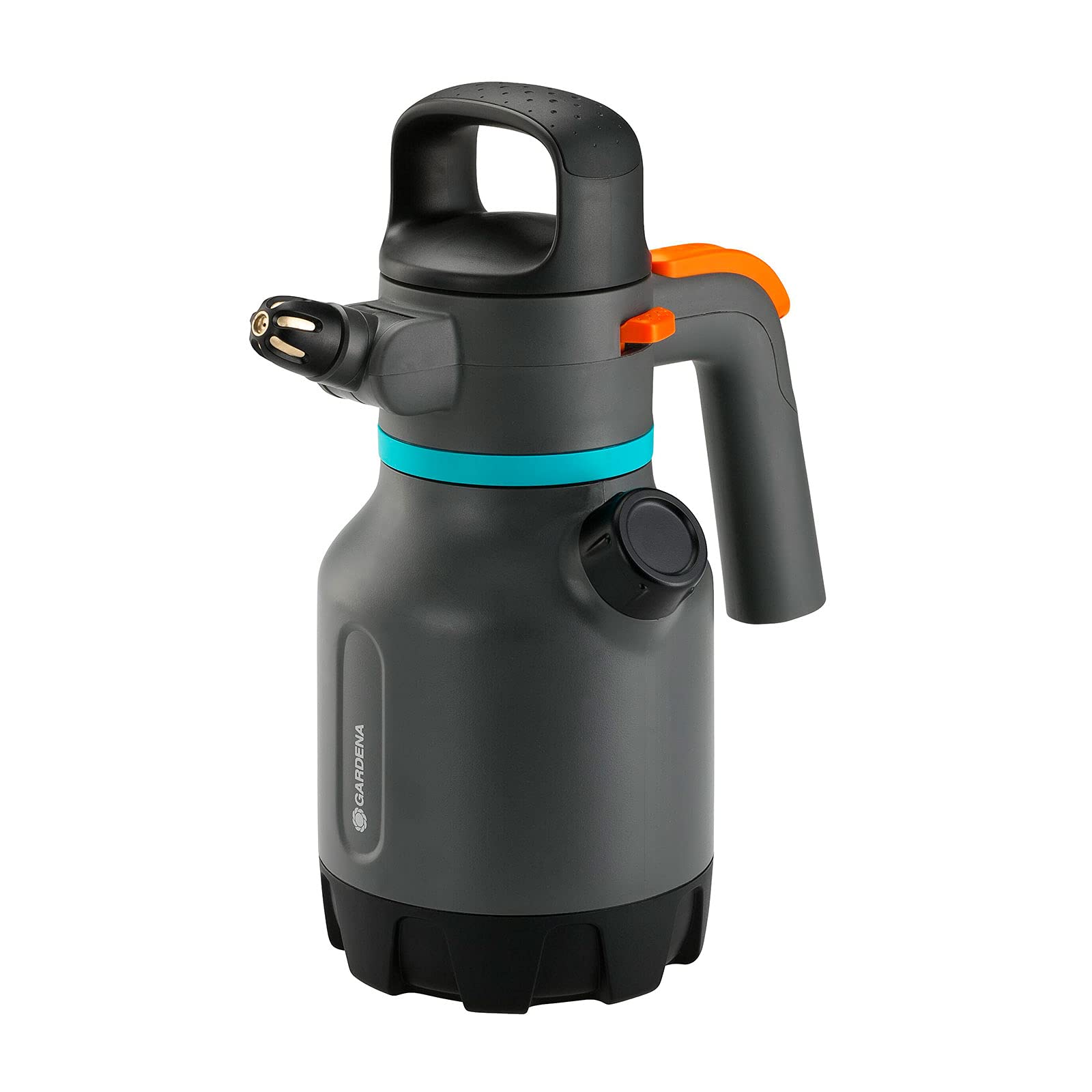 GARDENA(ガルデナ) 霧吹きスプレー 1.25L 【斜めにしてもスプレーできる360機能】【真鍮製ノズル】【噴霧タイプ切替可】【ドイツのガーデニングブランド】【園芸 庭の水やりに】 11120-