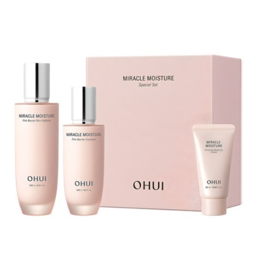 ミラクル モイスチャー ピンク バリア スキン 150ml + エマルジョン 100ml + クリーム 25ml/韓国コスメセット