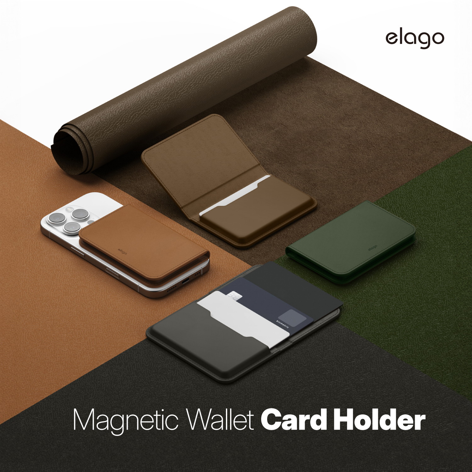 elago Magnetic Wallet Card Holder for iPhone with MagSafe