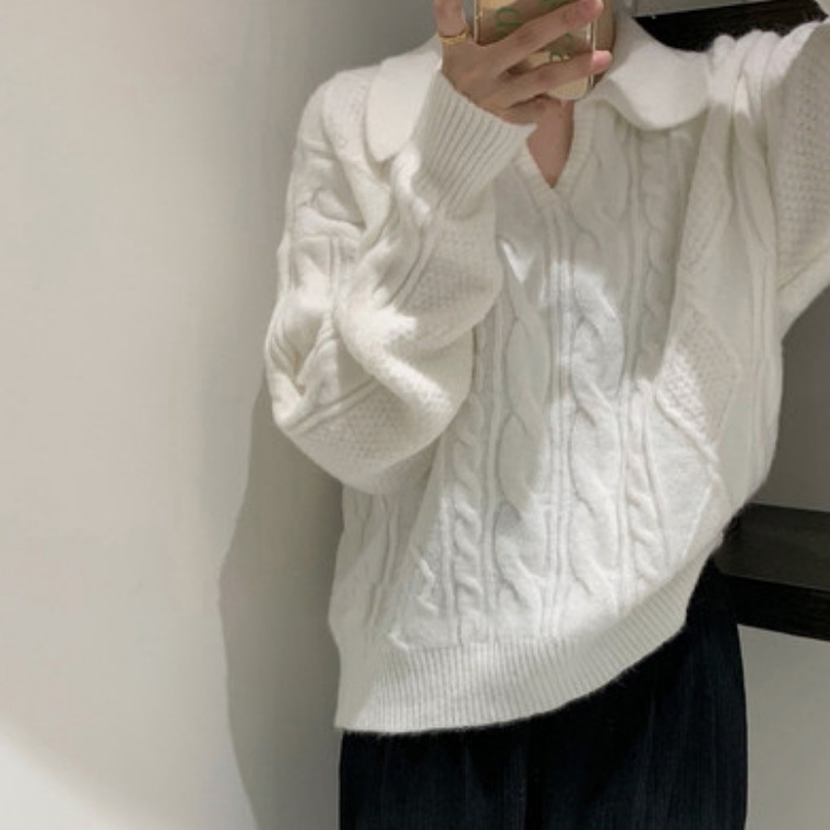 トップス デート カットソー ニットソー セーター 袖あり 長袖 Vネック かわいい 大人可愛い きれいめ シンプル カジュアル 大人 上品 おしゃれ お洒落 主役級 存在感 冬 10代 20代