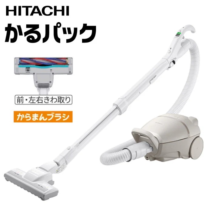 掃除機 紙パック式 クリーナー かるパック CV-KP90P-C ベージュ