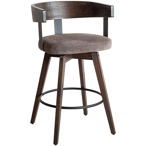 宮武製作所 KNC-J3193 DBRDGY ダークブラウンダークグレー Satio（サティオ） バーチェア メーカー直送椅子