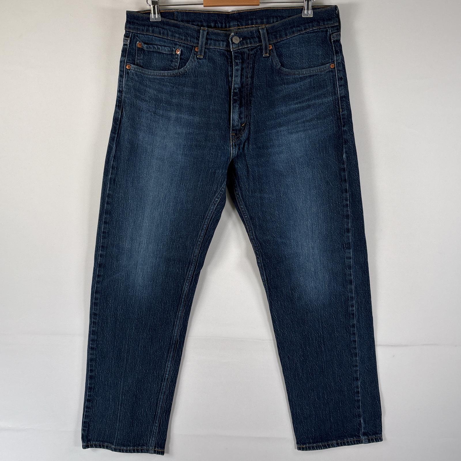 古着 デニムパンツ 505 ブルーデニム ジーンズ ジーパン ストレート 大きいサイズ w36 L30 インディゴブルー メンズ