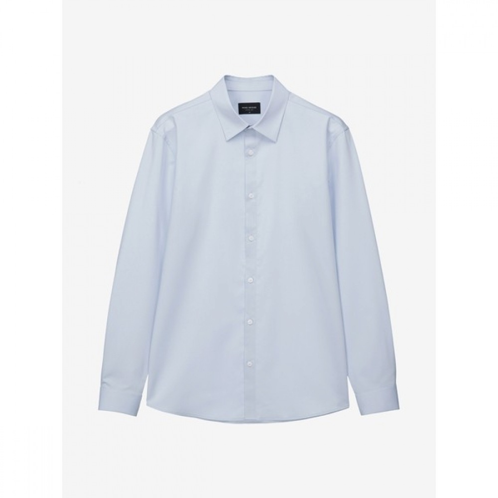 [マインドブリッジ] スパンソリッドドレスシャツ_レギュラーMADS01C0